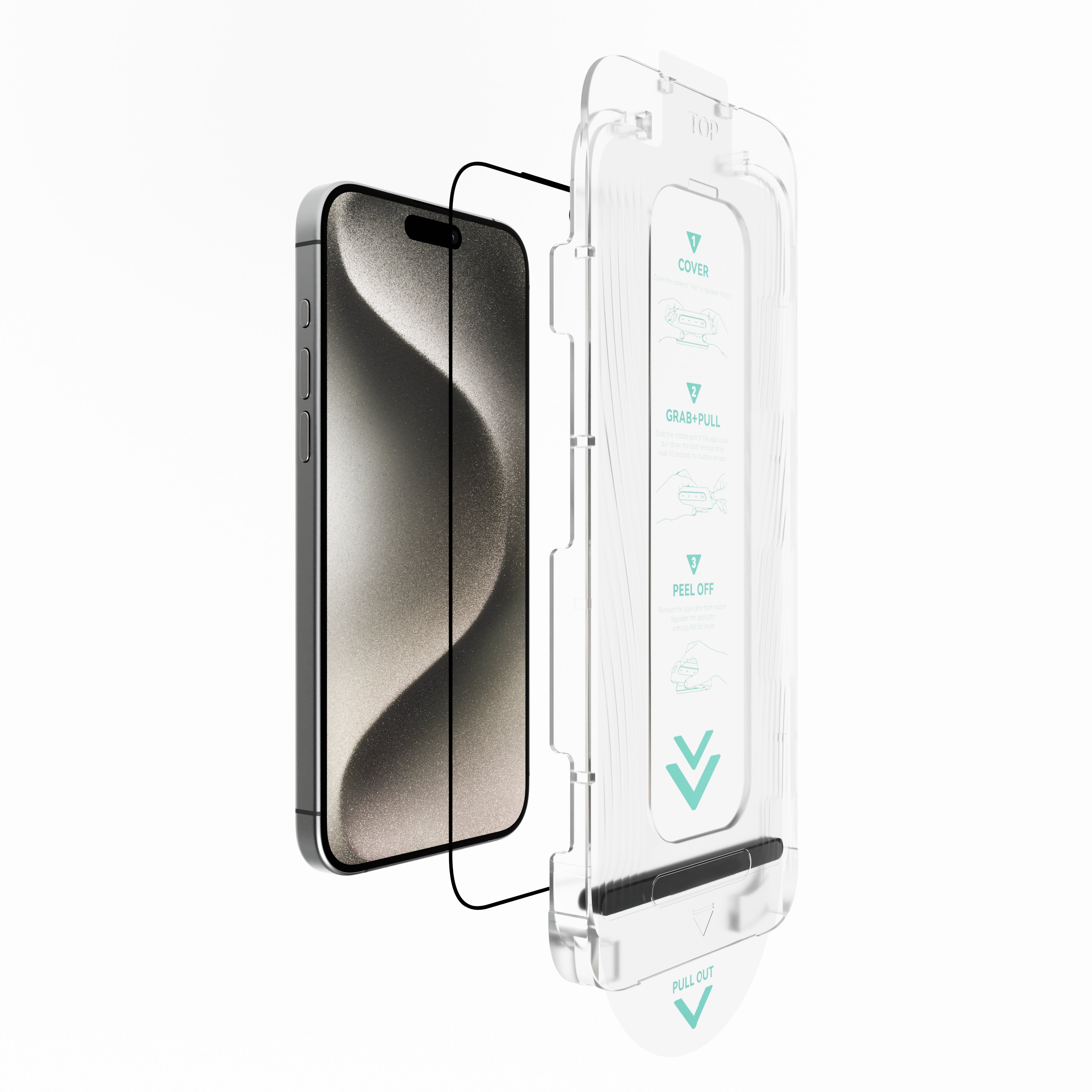 Slim Tempered Glass for iPhone 15 Series